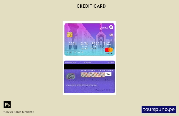 lista para imprimir la plantilla mastercard de Oman Bank Nizwa